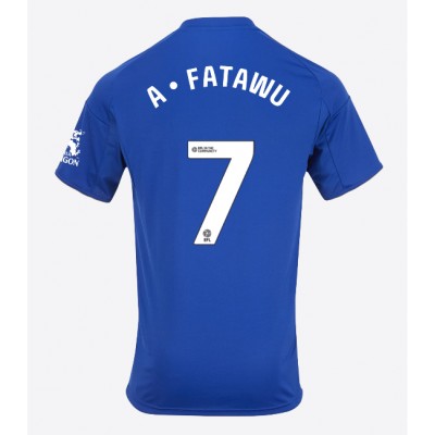 Moški Nogometni dresi Leicester City Issahaku Fatawu #7 Domači 2025-26 Kratek Rokav Moški Nogometni dresi Leicester City Issahaku Fatawu #7 Domači 2025-26 Kratek Rokav